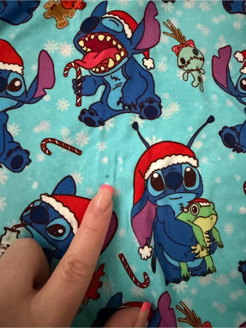 coZco Christmas Stitch Long Sleeve Pants PJ Set 3T PLAY